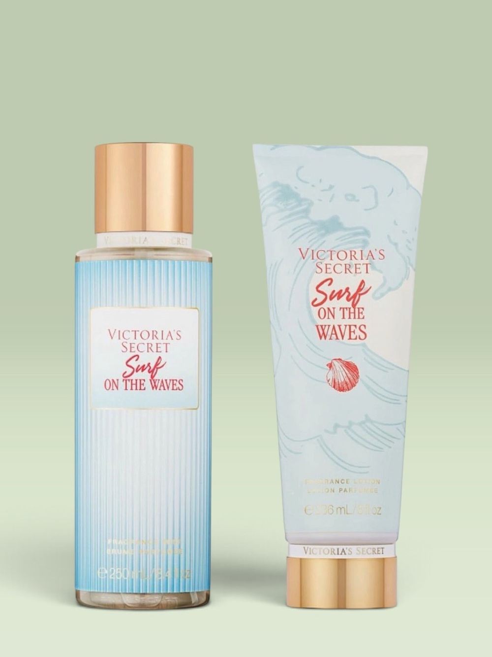 Victoria's Secret SURF ON THE WAVES Fragrance Mist and Lotion